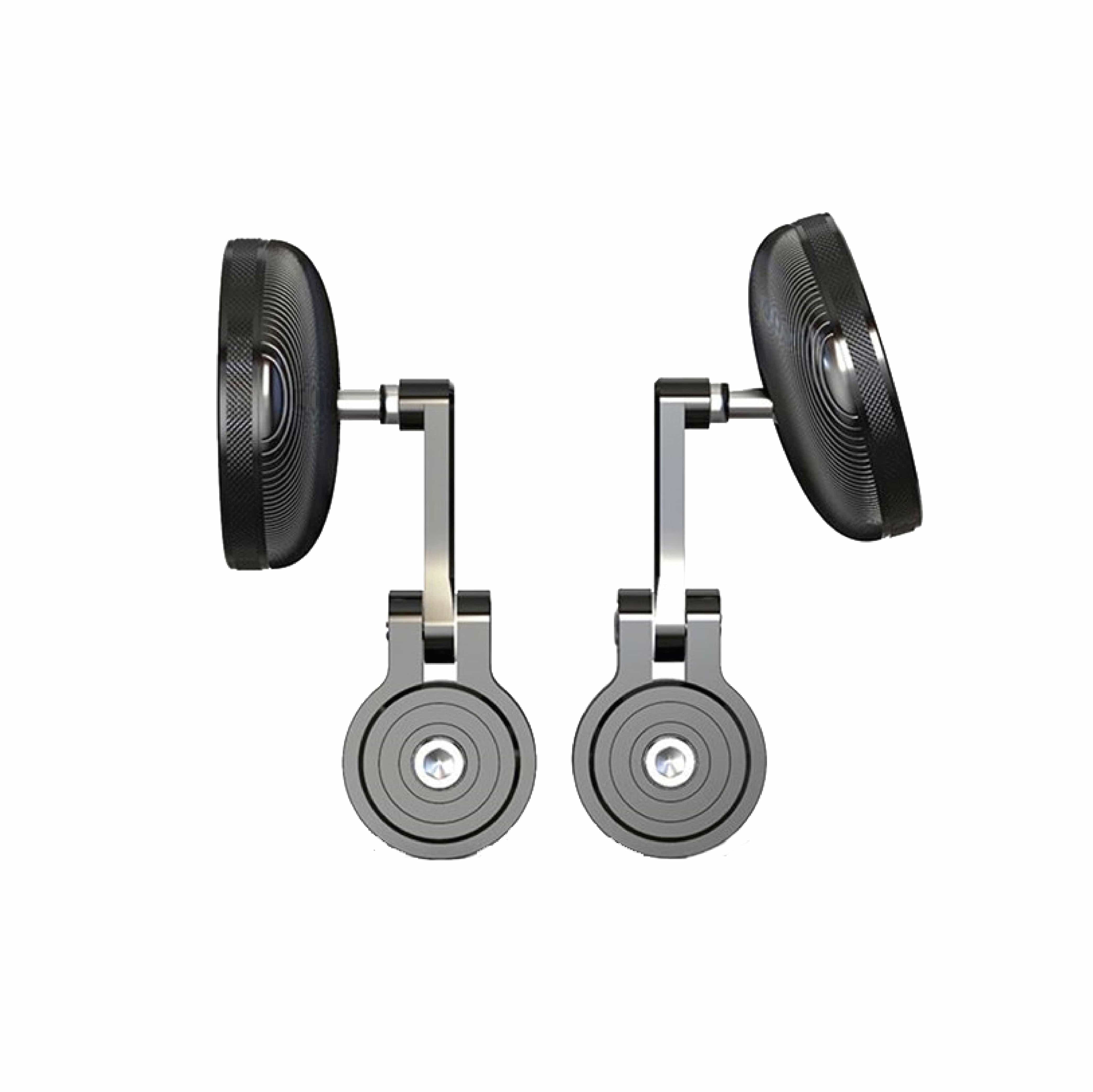 zeus Bicycle Mirrors ZEUS Universal Rearview Mirror CNC Alloy Side Mirrors